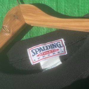 Vintage Spalding Sweatshirt L/S Pullover Blank Crew Neck 90s